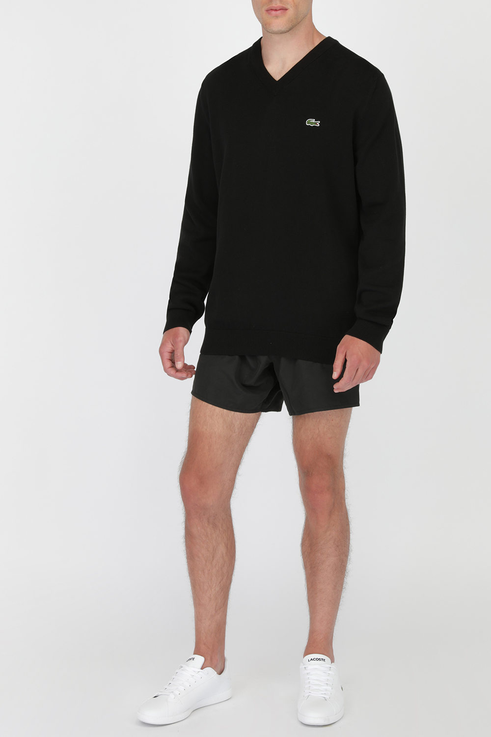 V-neck Sweater in Black